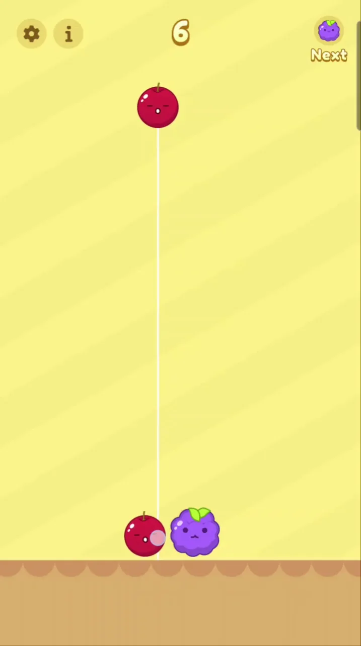 Fruit Merge - Playing on mobile